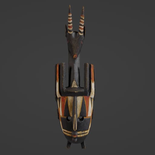 Decorative n’tomo mask